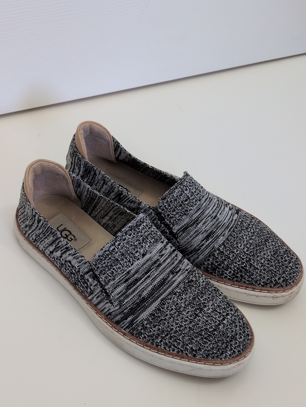Ugg Women's Sammy Knit Slip On Shoes - Gray Heather - 7